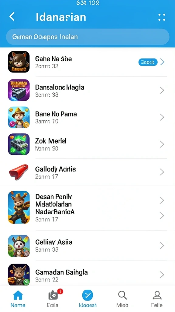 1234bets - Tampilan beranda aplikasi 1234BETS yang menarik.