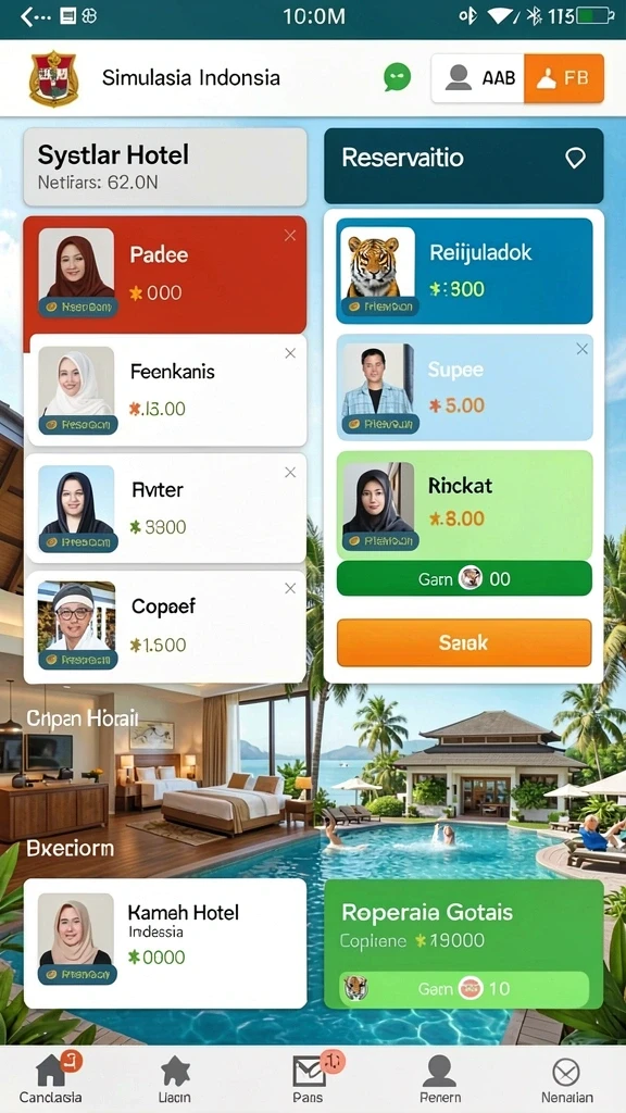 dewa1000 - Fitur sosial yang memungkinkan interaksi antar pemain.