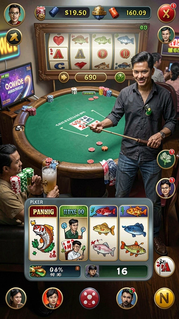 evip2 - Fitur sosial yang memungkinkan interaksi antar pemain.